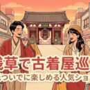 浅草で古着屋巡りを楽しもう！観光ついでに立ち寄りたい人気ショップを紹介